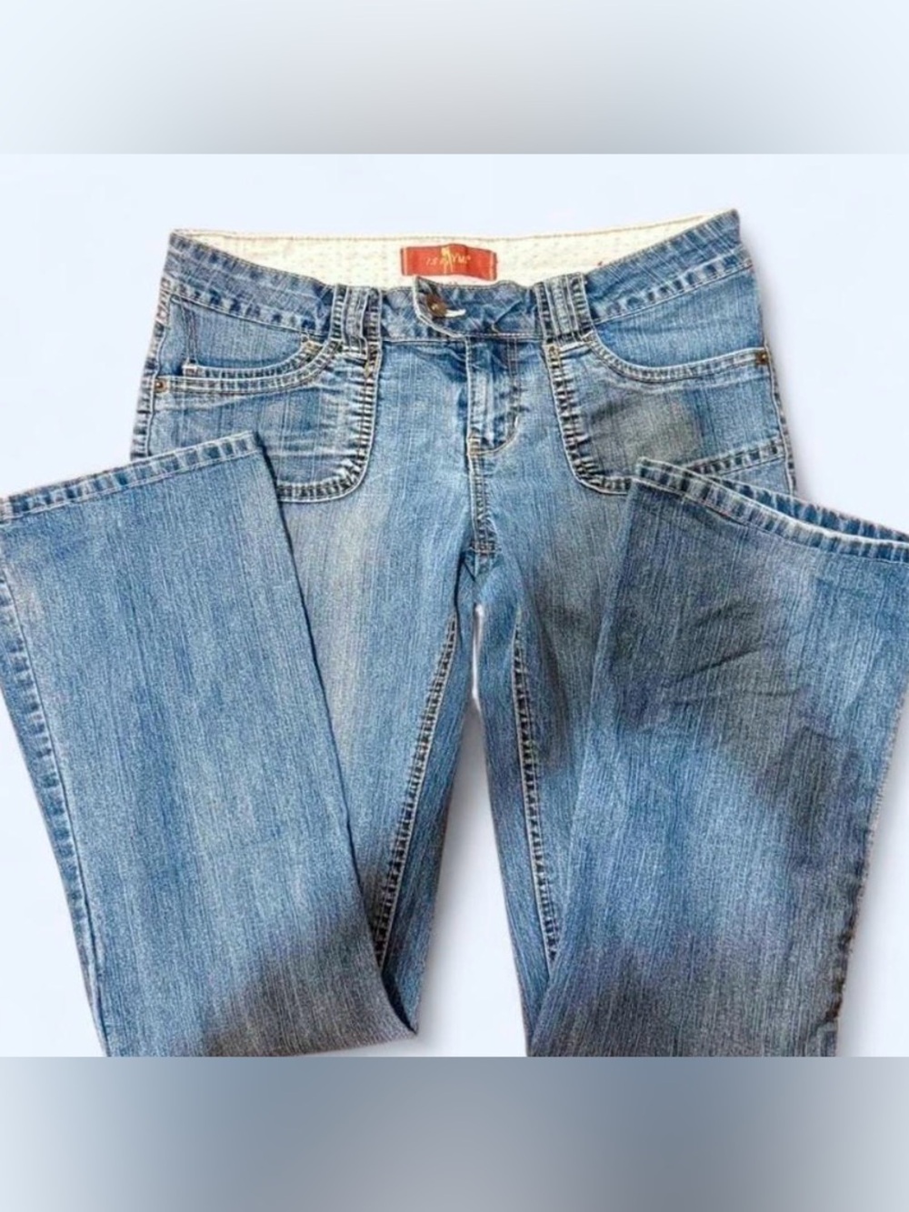 1.8 by YMI Jeans USA Size 7 Low Rise Bootcut Jeans Y2K